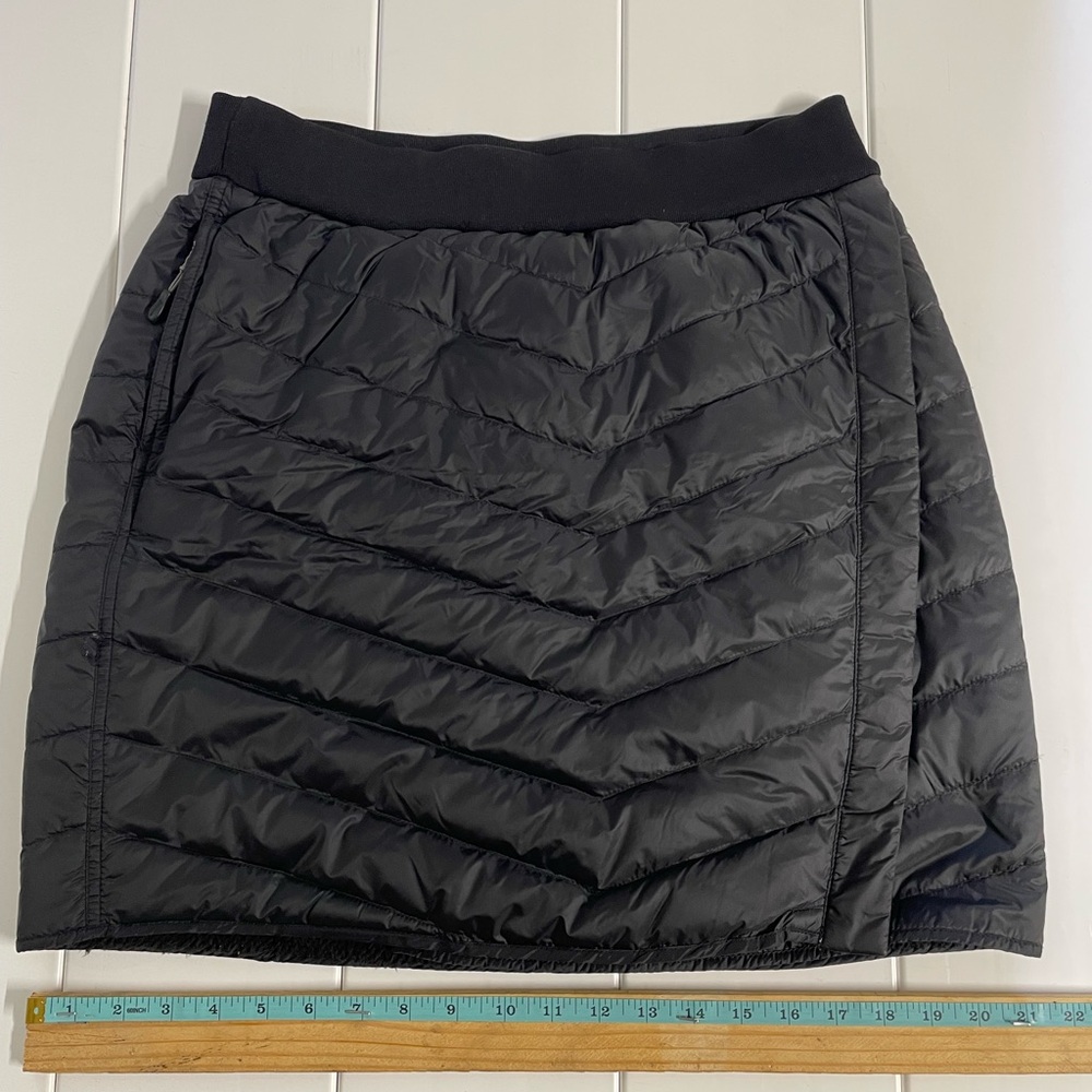 Aventure Black Down Winter Skirt, Size M, EUC - Picture 7 of 10